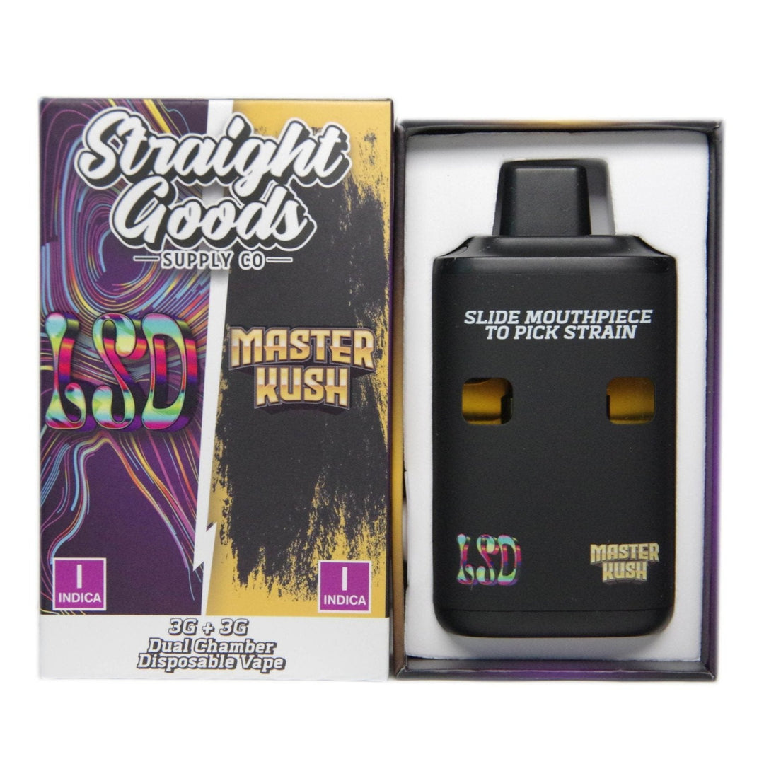 STYLO VAPE JETABLE À DOUBLE CHAMBRE AU THC STRAIGHT GOODS | 6G