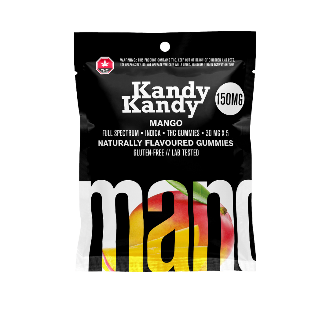 GOMMES VÉGÉTALES KANDY KANDY À SPECTRE COMPLET DE THC | ALIMENTS 150 MG 