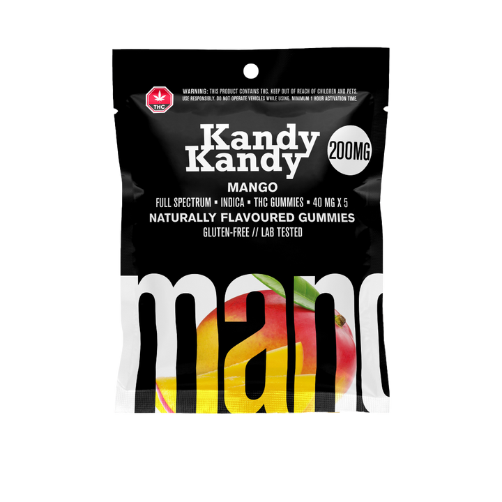 GOMMES VÉGÉTALES KANDY KANDY À SPECTRE COMPLET DE THC | PRODUITS COMESTIBLES 200 MG 