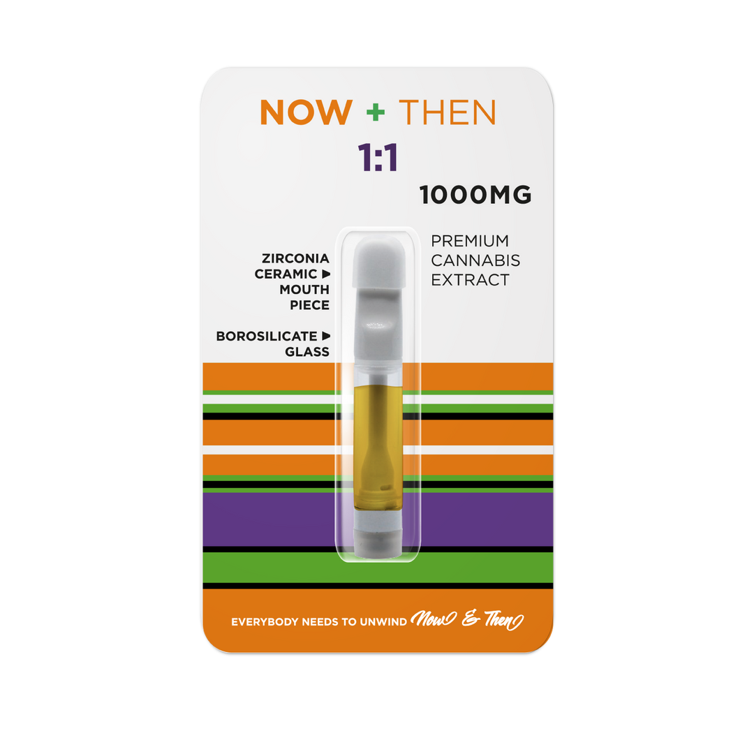 NOW + THEN THC+CBD 1:1 510 VAPE CART | 1G