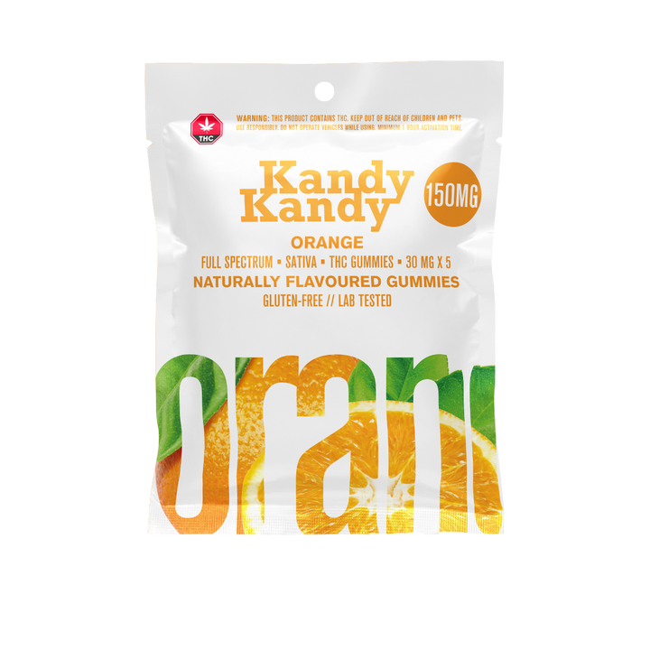 GOMMES VÉGÉTALES KANDY KANDY À SPECTRE COMPLET DE THC | ALIMENTS 150 MG 