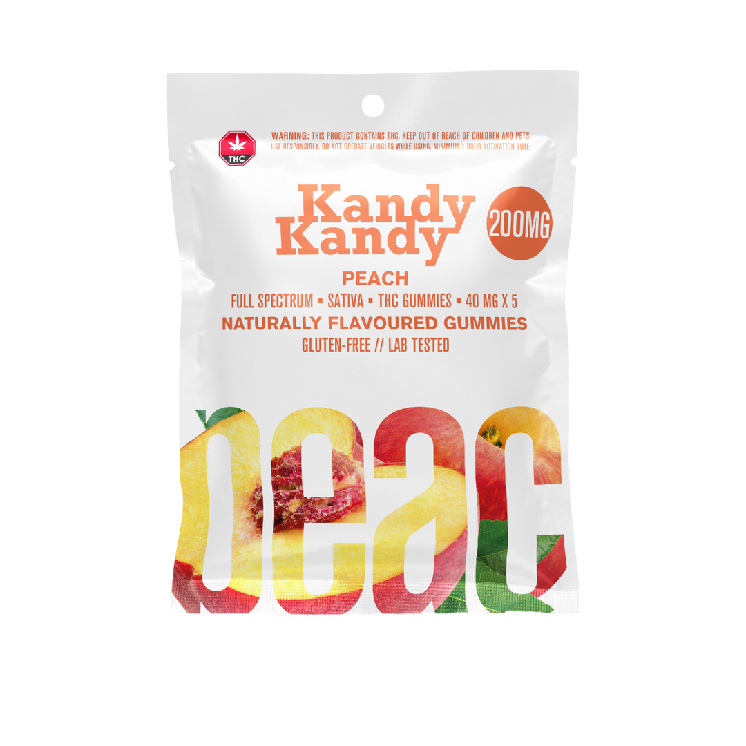 GOMMES VÉGÉTALES KANDY KANDY À SPECTRE COMPLET DE THC | PRODUITS COMESTIBLES 200 MG 