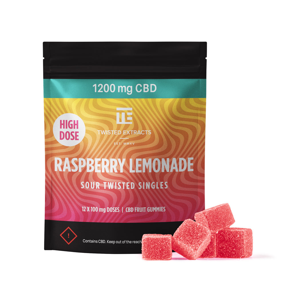 EXTRAITS TORSADÉS CBD À HAUTE DOSE TORSADÉS SINGLES | 1200 MG COMESTIBLES