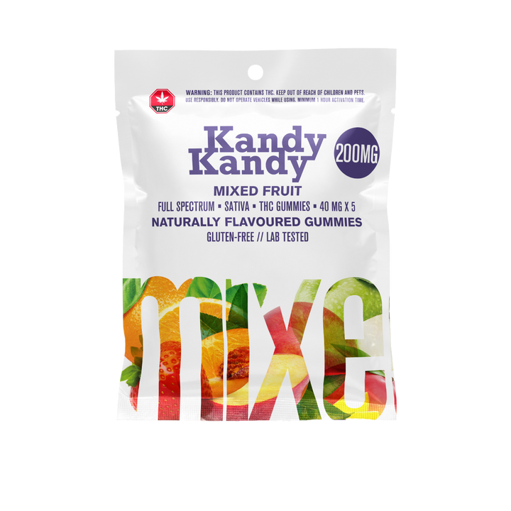 GOMMES VÉGÉTALES KANDY KANDY À SPECTRE COMPLET DE THC | PRODUITS COMESTIBLES 200 MG 