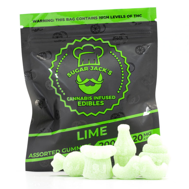 GOMMES AU THC SUGAR JACKS | ALIMENTS 200 MG 