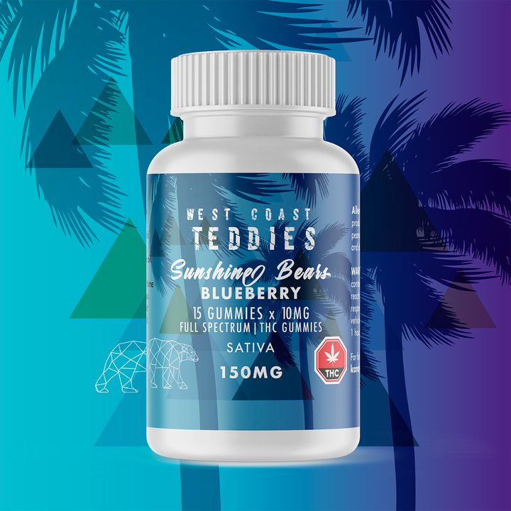 OURS EN BONBONNES AU THC WEST COAST TEDDIES | ALIMENTS 150 MG 