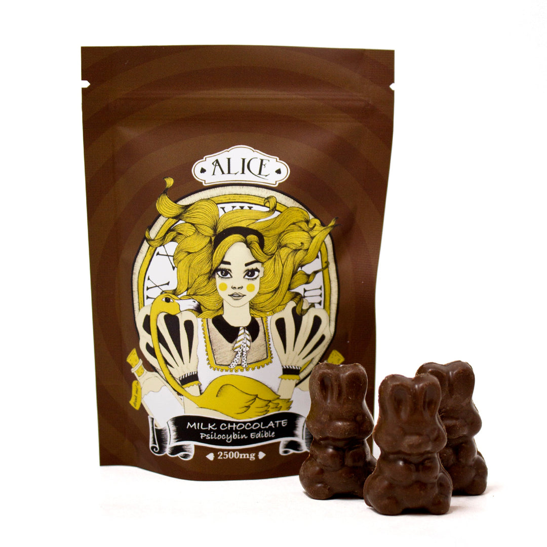 ALICE SHROOMS MILK CHOCOLATE | 2500MG PSILOCYBIN