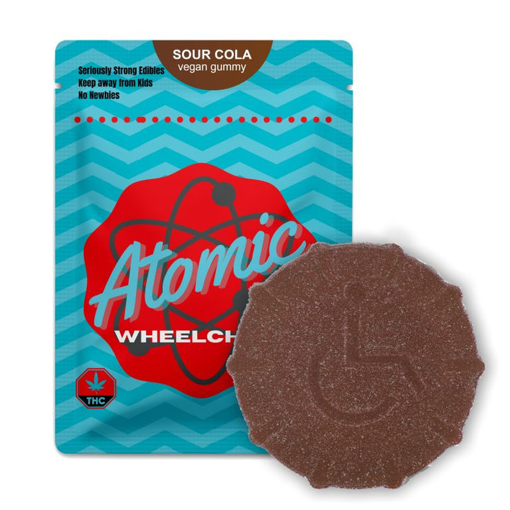 GOMMES VÉGÉTALES AU THC POUR FAUTEUIL ROULANT ATOMIC | 5000 MG DE PRODUITS COMESTIBLES 