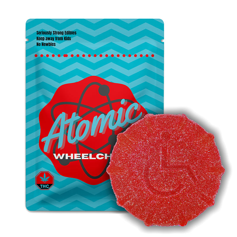 GOMMES VÉGÉTALES AU THC POUR FAUTEUIL ROULANT ATOMIC | ALIMENTS 1000MG 