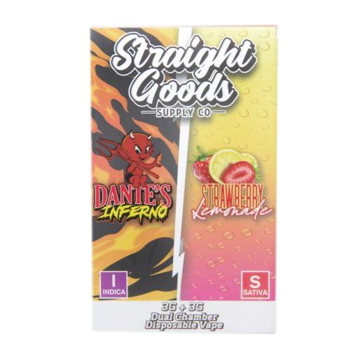 STRAIGHT GOODS SUPPLY CO THC DUAL DISPOSABLE VAPE PEN | 6G