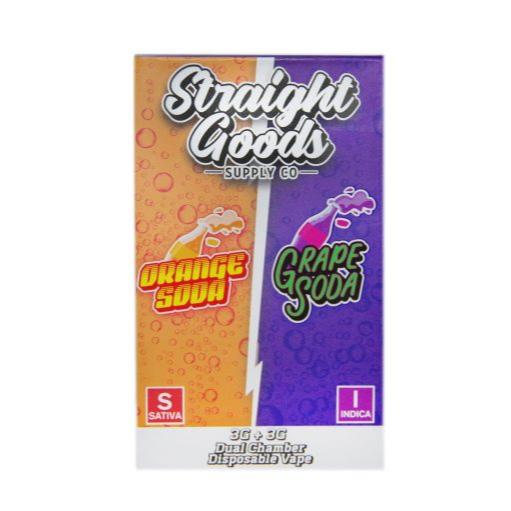 STYLO VAPE JETABLE À DOUBLE CHAMBRE AU THC STRAIGHT GOODS | 6G