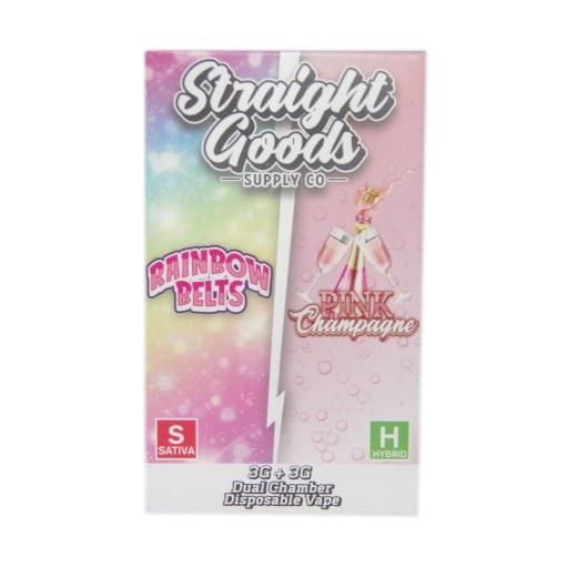 STYLO VAPE JETABLE À DOUBLE CHAMBRE AU THC STRAIGHT GOODS | 6G