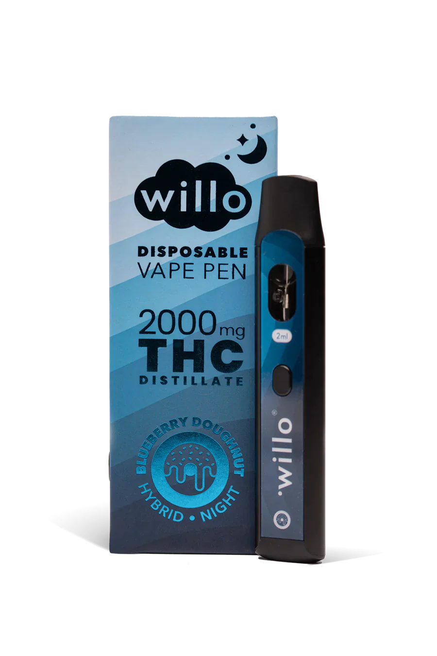 STYLO VAPE JETABLE AU THC WILLO | 2G